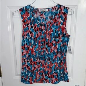 Jones Studio Women's Multicolor Sleeveless Top
